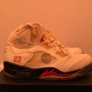 Off White Jordan 5 “Sail”